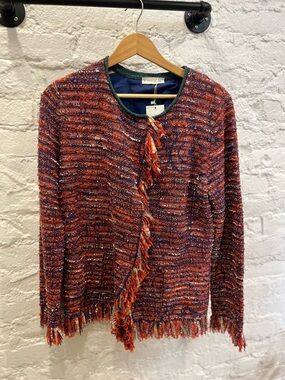 Etro 44 Multicolor Cotton-Blend Jacket